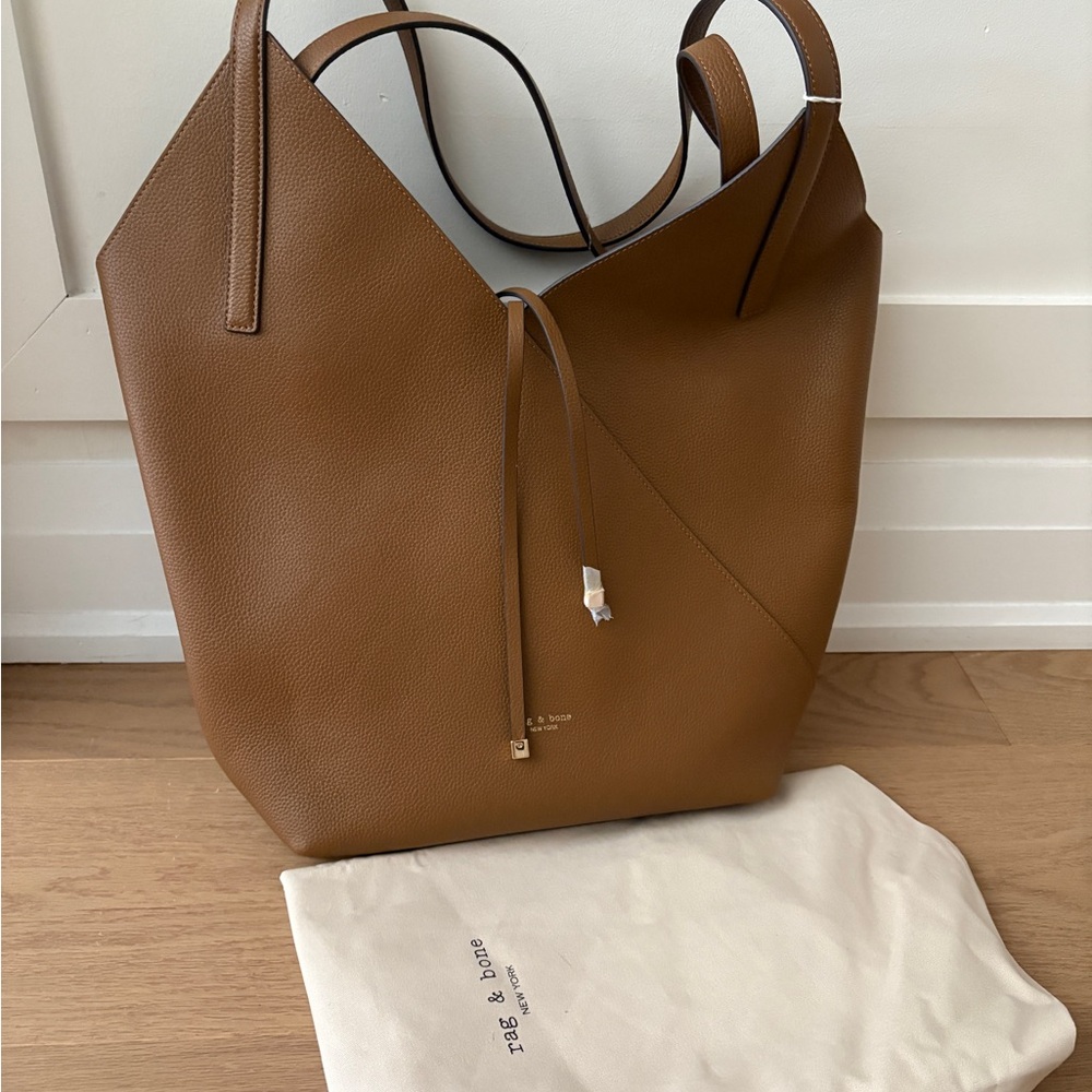 Rag and Bone Cognac Brown Alix Leather Tote